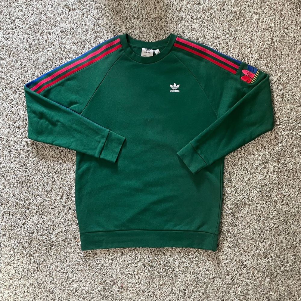 adidas Originals Green Crewneck Sweatshirt